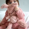 Houston Heavy Teddy mini Bunny rose