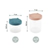 ISY Bowls Superior Glass Babybols – 6 stk x 250 ml + 3x120ml