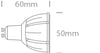 LED pera 7W GU10