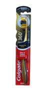 Colgate 360 Charcoal Gold mjúkur tannbursti
