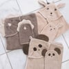 Michi washclothes/þvottapoki 2 stk Bunny and panda