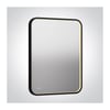 Mirror LED 20W Square Black