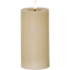 Pillar kerti 12,5cm beige