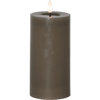 Pillar kerti 15cm grábrúnt