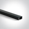 PRÓFÍLL 2 METRAR Black +PC black diffuser
