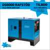 CGM Rafstöð í húsi 6KVA 230V AVR