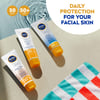 Nivea Sun Face Shine Control Face SPF 50+ Rakakrem með sólarvörn 50ml
