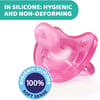 Chicco snuð physio soft bleik 6-16 mán