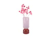Vasi Large Soft pink w. red ochre