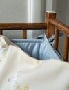 London bed bumper – Baby blue