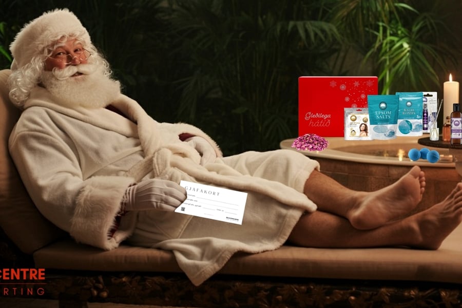 Gjafakort í djúpslökunarnudd ásamt stútfullri gjafaöskju af dekur spa vörum!