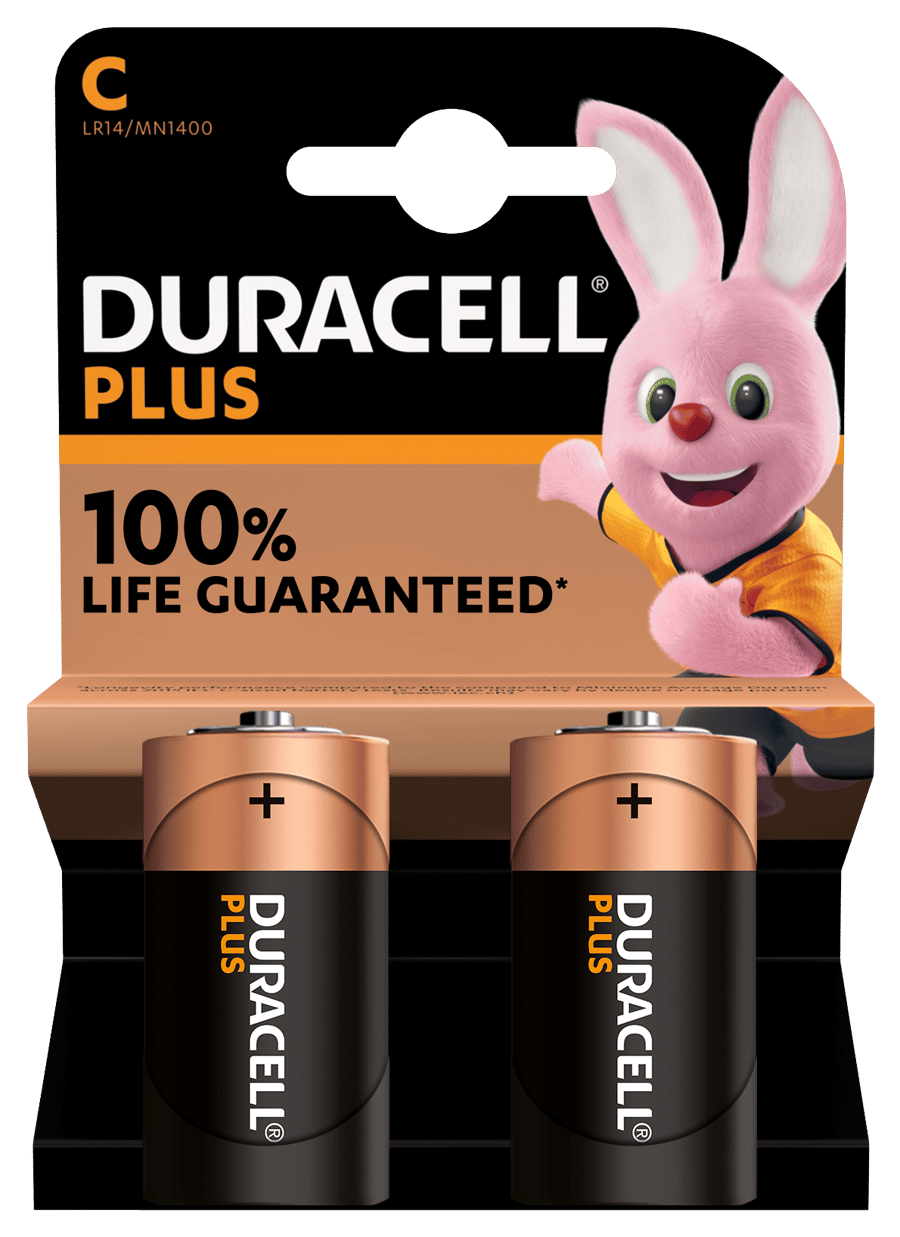 Duracell Plus C 2 stk.