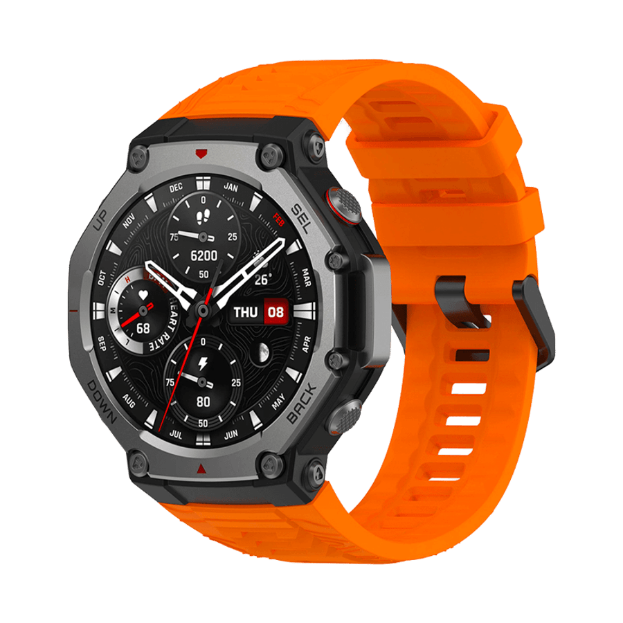 Amazfit T-Rex 3 (W067) - Appelsínugul sílikon ól