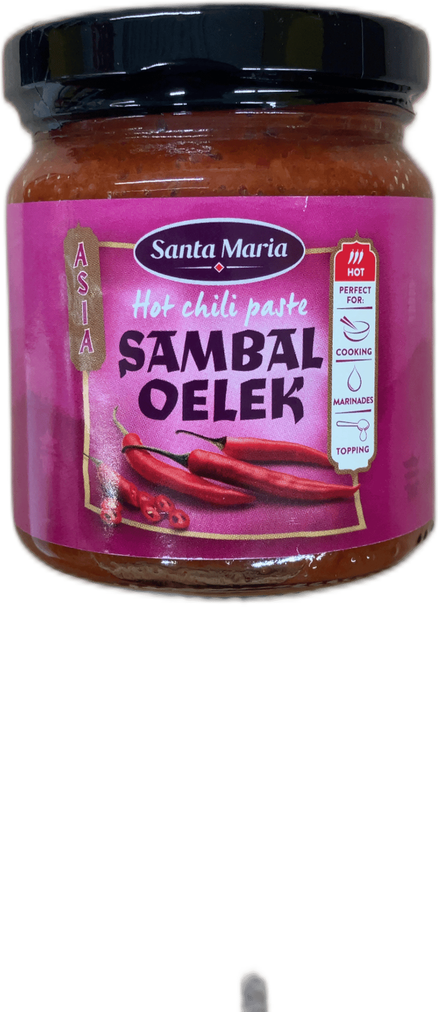 Santa Maria Sambal Oelek sterkt chilimauk