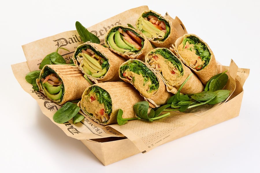Vegan blandaður vefjubakki