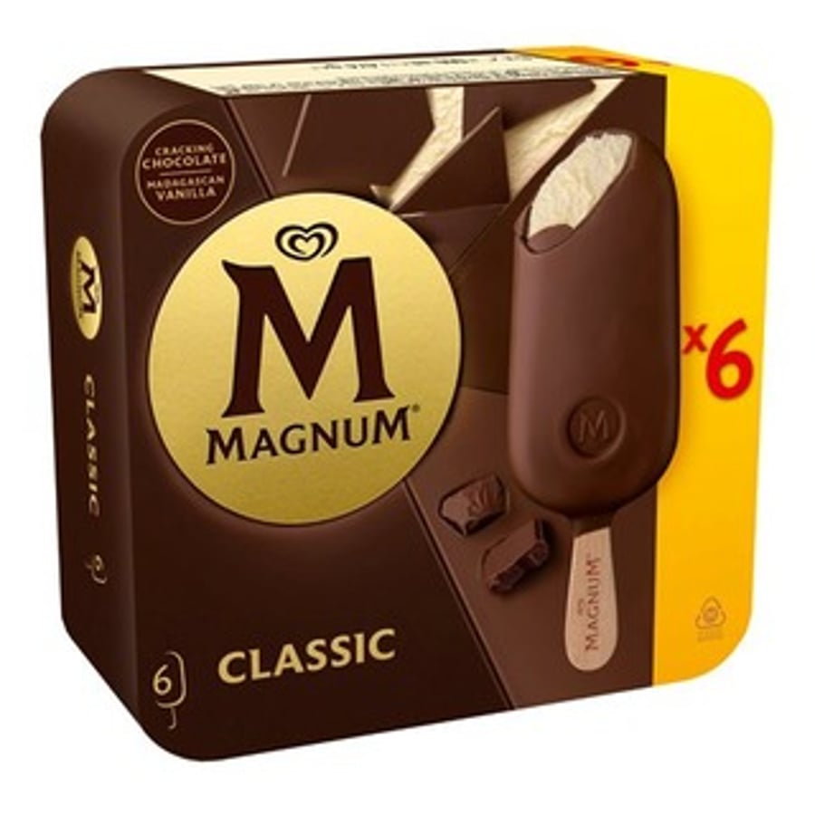 Magnum Classic íspinnar 6 stk
