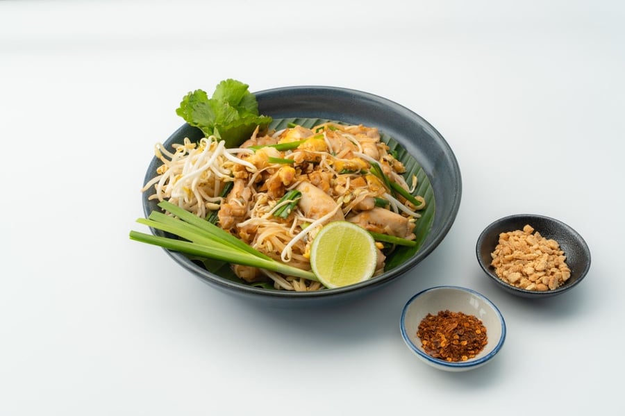 Pad Thai með kjúklingi