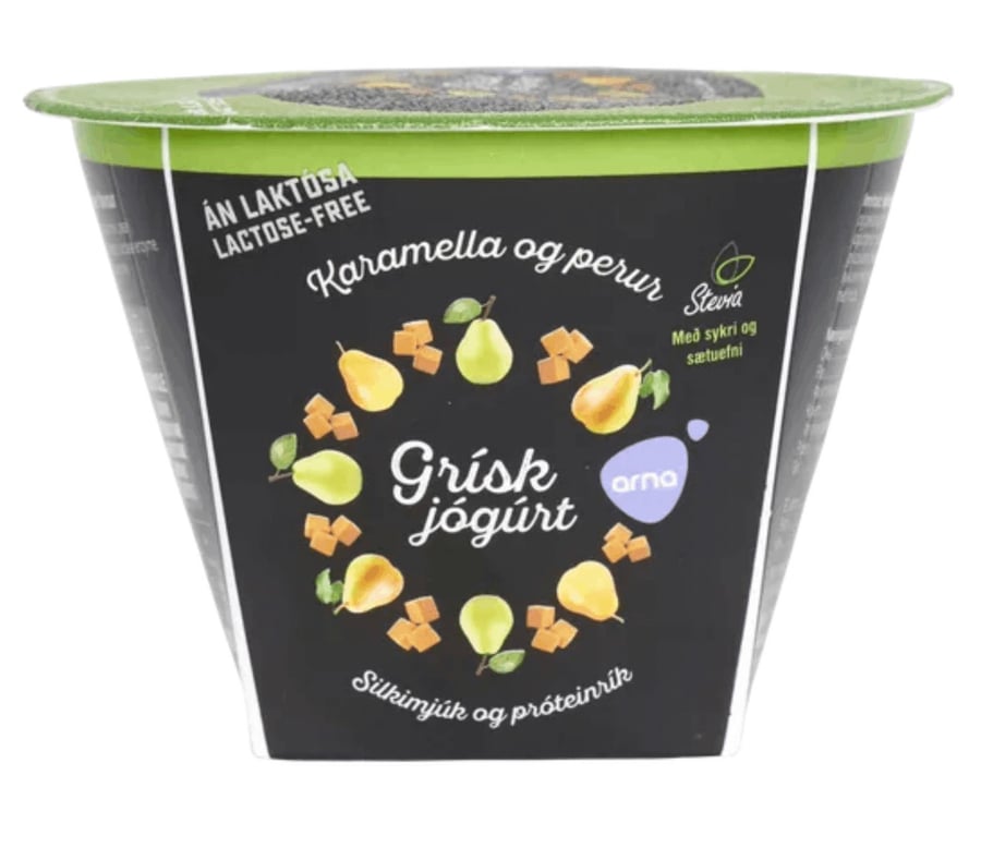 Arna Grískt Jógúrt karamella og pera 200 gr