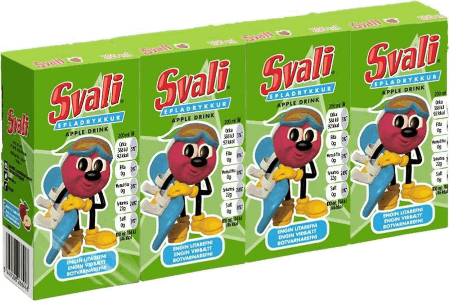 Svali epla 4x200 ml