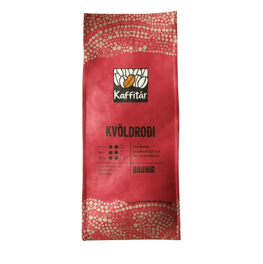 Kaffitár Kvöldroði Kaffibaunir 400 g