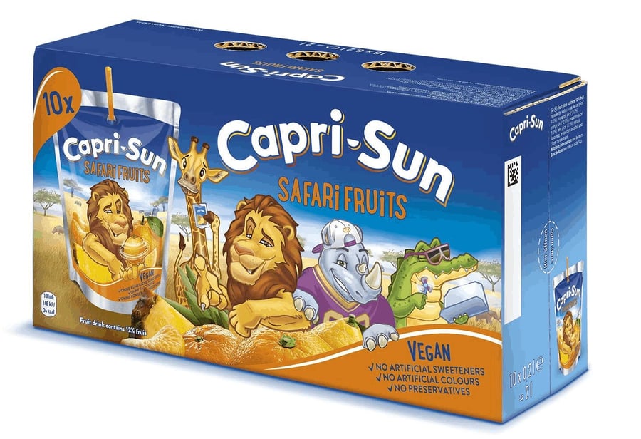 Capri-Sun Safari ávextir 10 x 200 ml