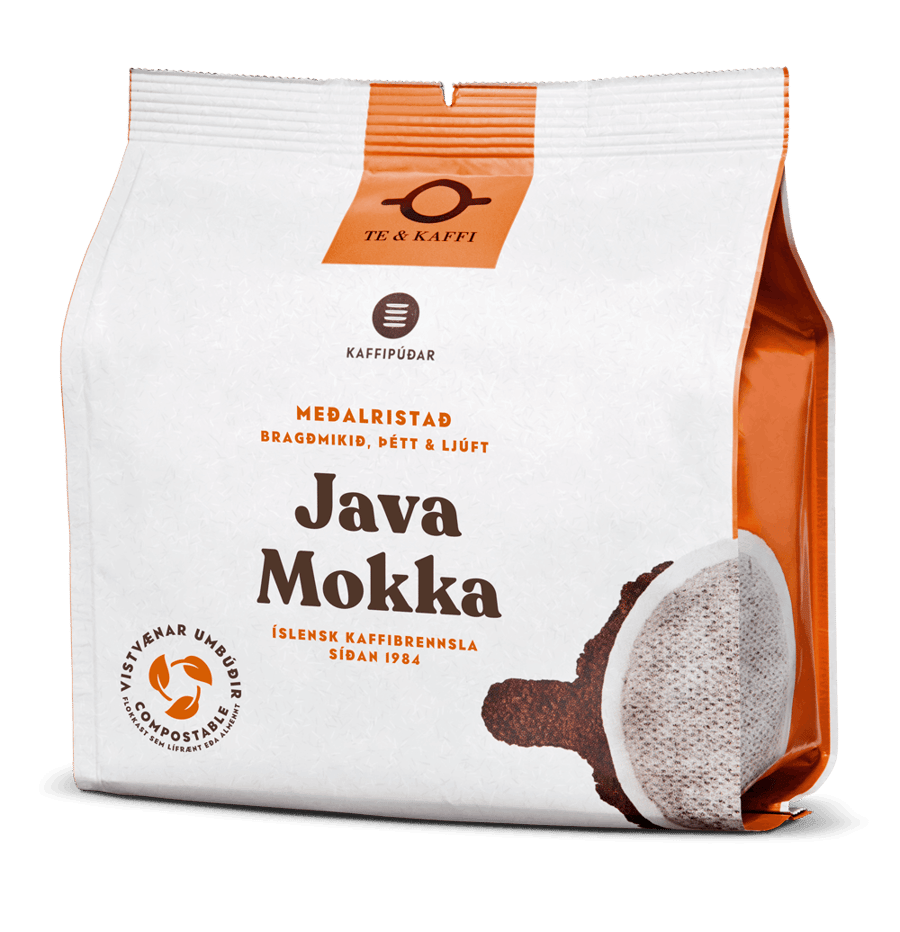 Te & Kaffi Java Mokka Kaffipúðar 124 g