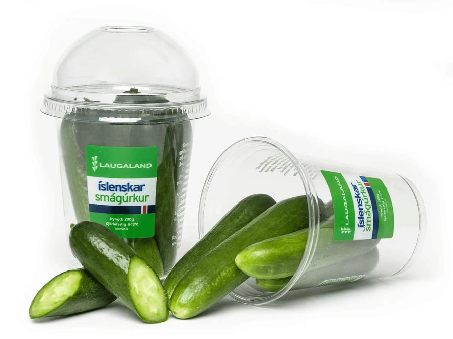 Tiny cucumbers in box 200 gr