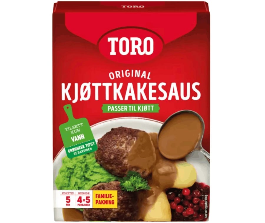 Toro sósa 4stk kjötbollu