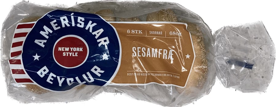 Amerískar beyglur 6stk