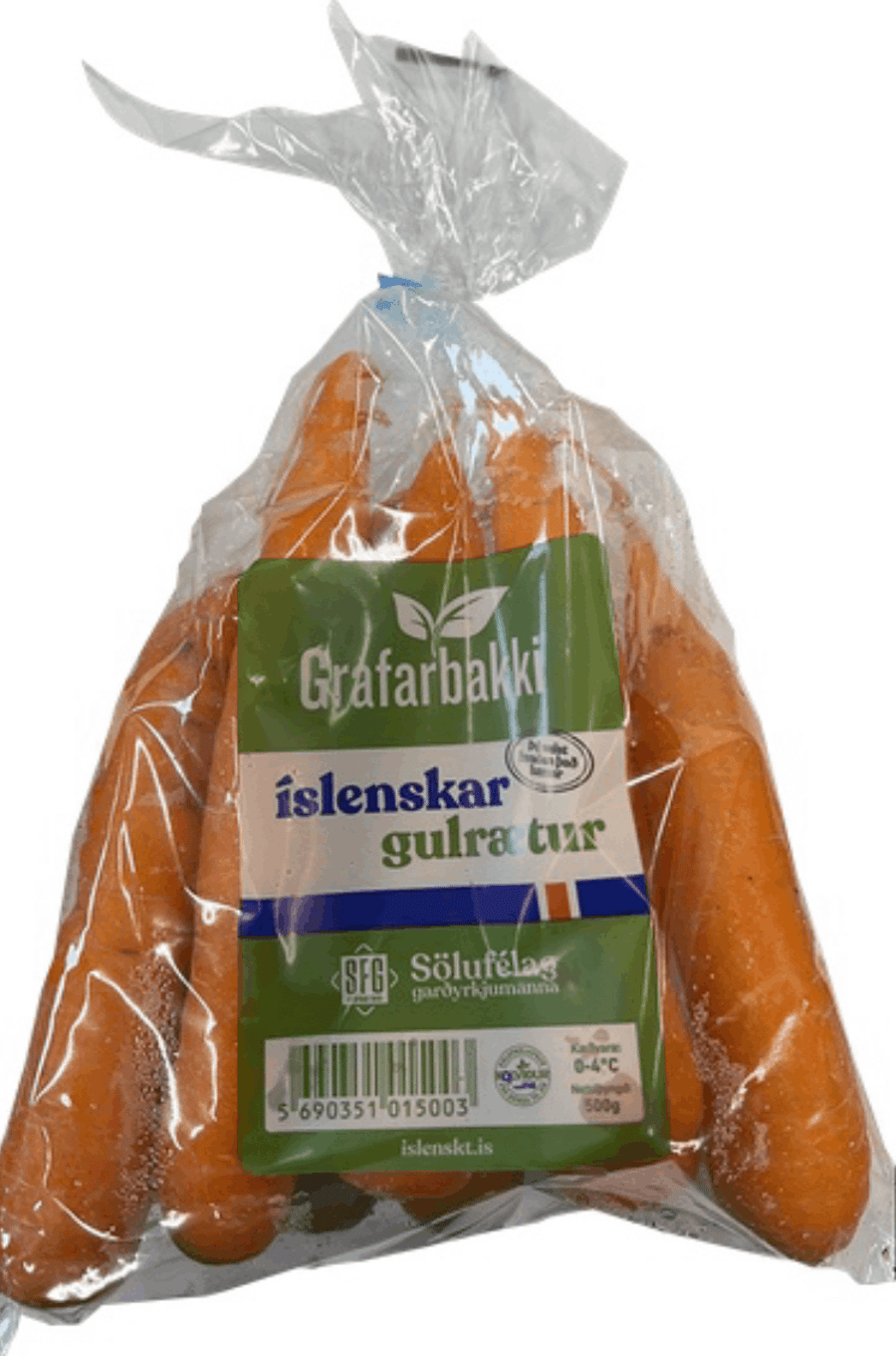 Gulrætur 500gr