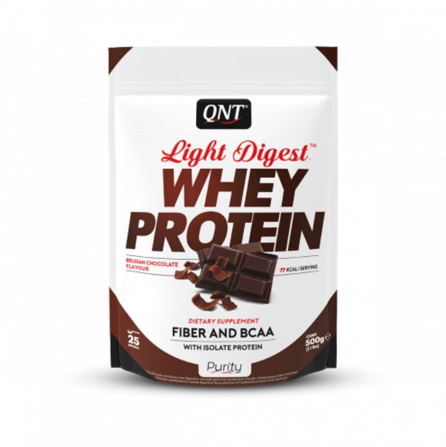 QNT Liife Light Digest mysuprótein, belgískt súkkulaði 500 g