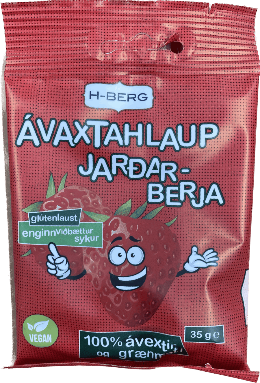 Hberg ávaxtahlaup jarðarberja 35 gr