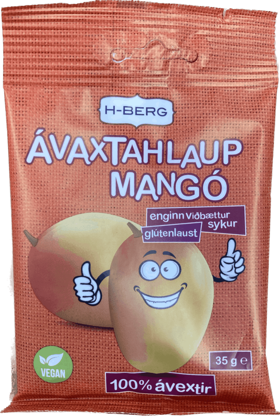 Hberg ávaxtahlaup mango 35 gr