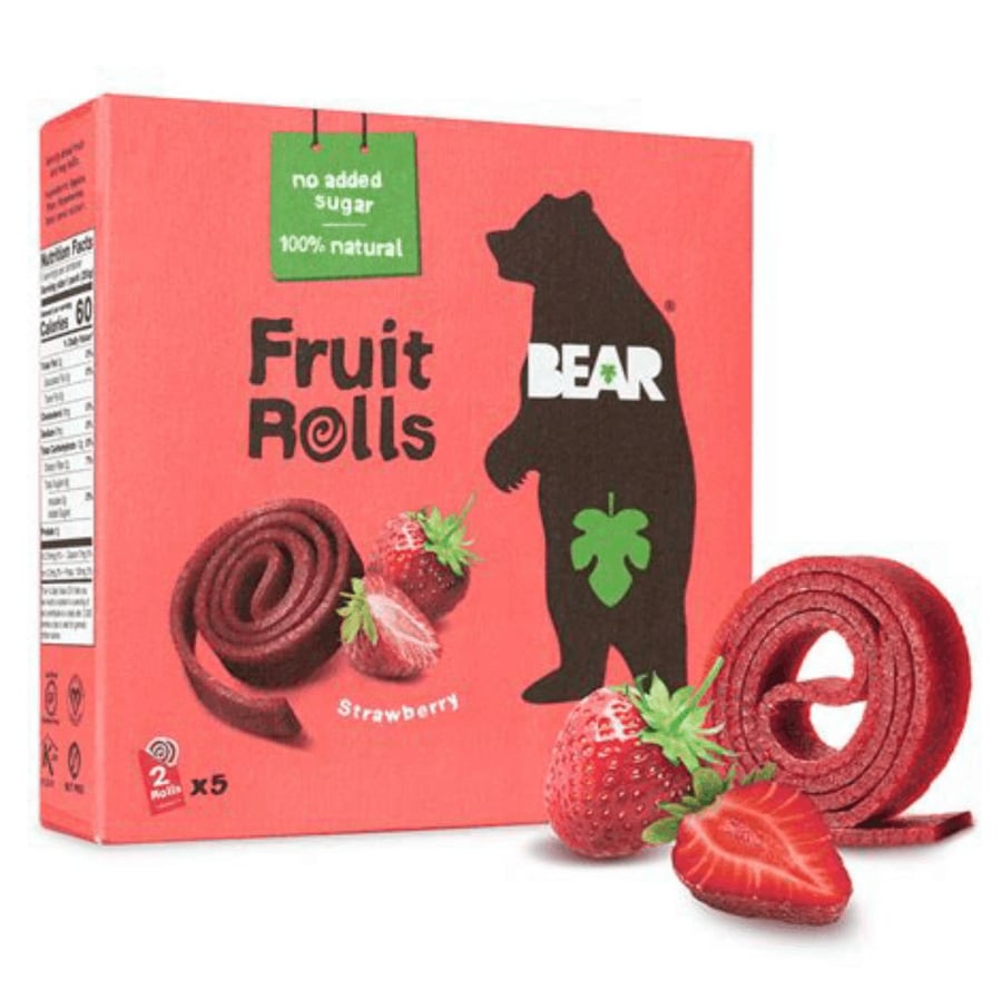 Bear ávaxtarúllur með jarðarberjum 5 x 20 g