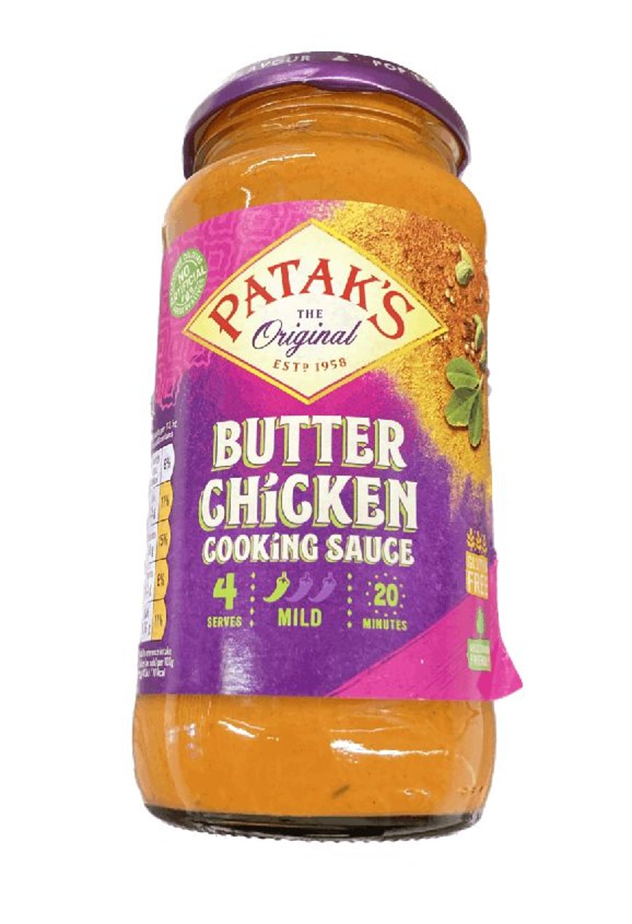 Patak's upprunaleg mild smjörkjúklingasósa 450 g