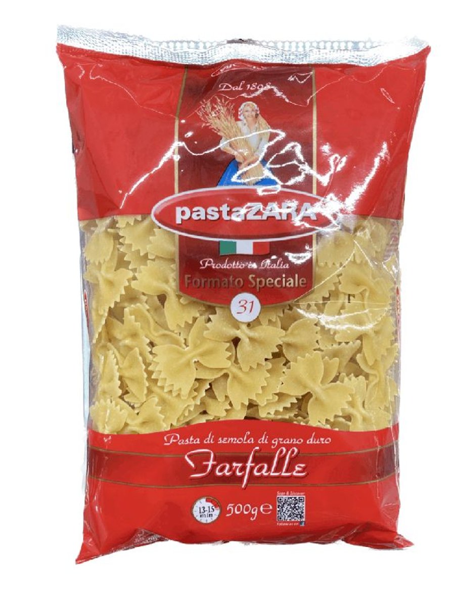 P.z. farfalle 500 gr