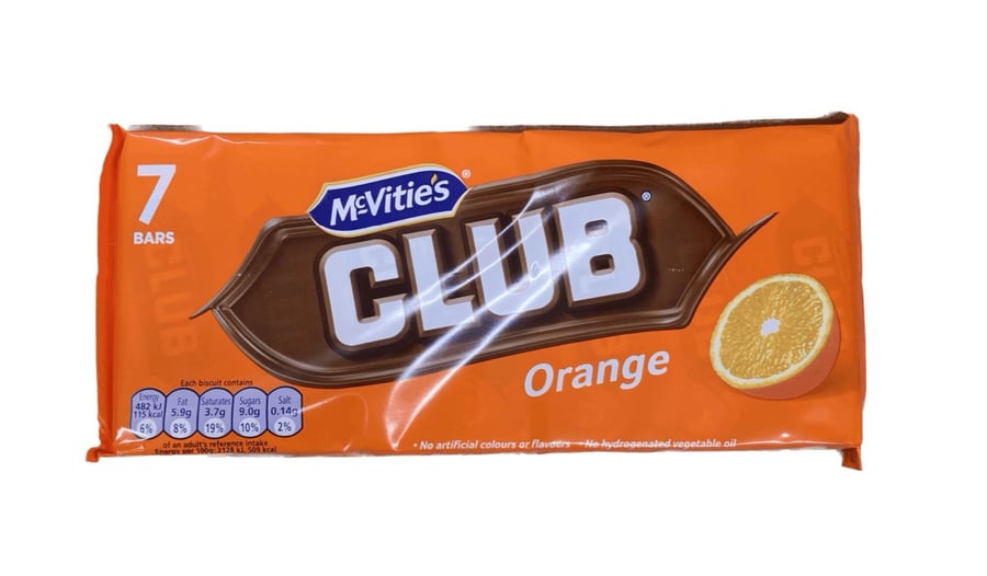 Mcv club orange 7 stk 150 gr