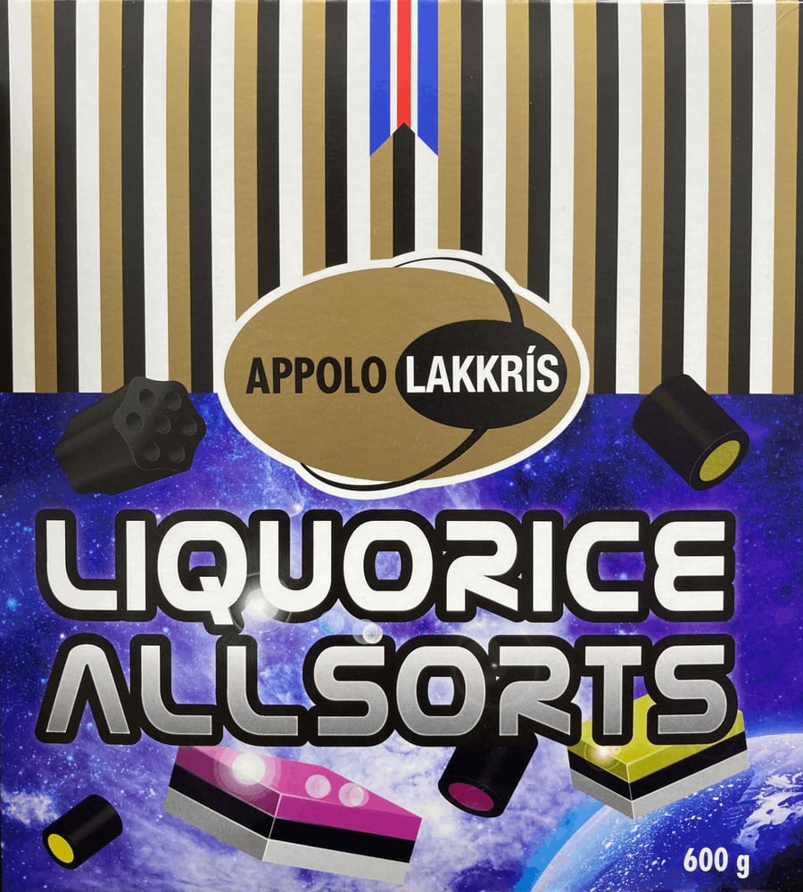 Appolo lakkrískonfekt 600 gr