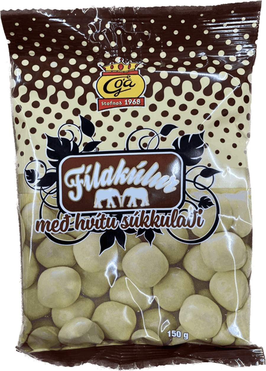 Góu fílakúlur hvítar 150 gr
