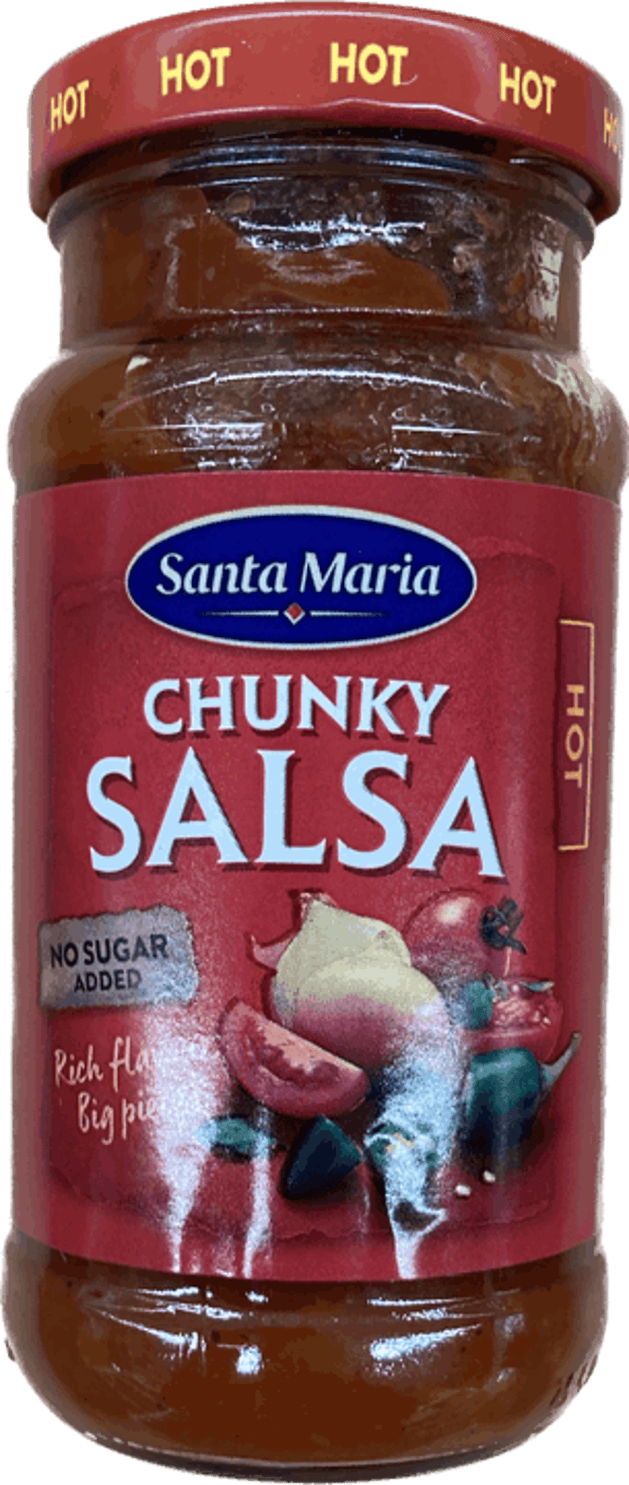 S.m chunky salsa hot 230 gr