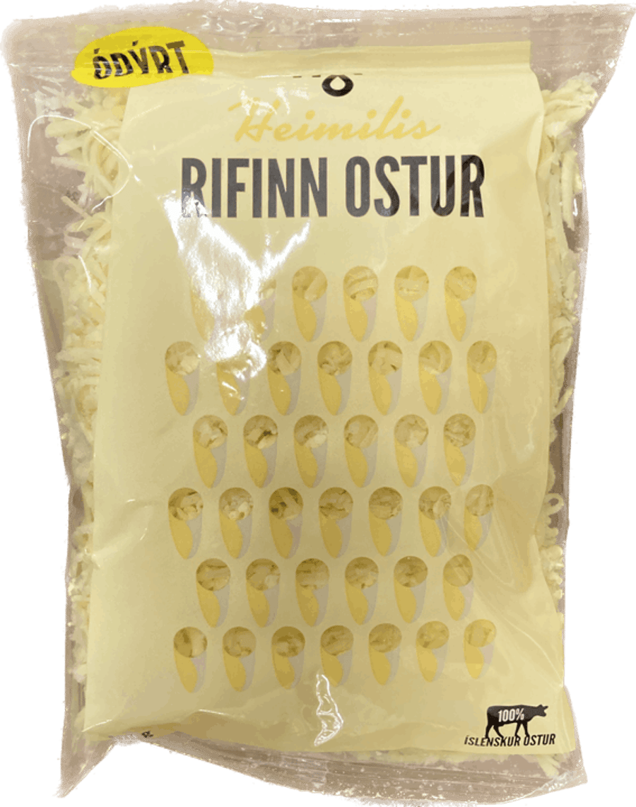 Ms heimilis ostur rifinn 370 gr