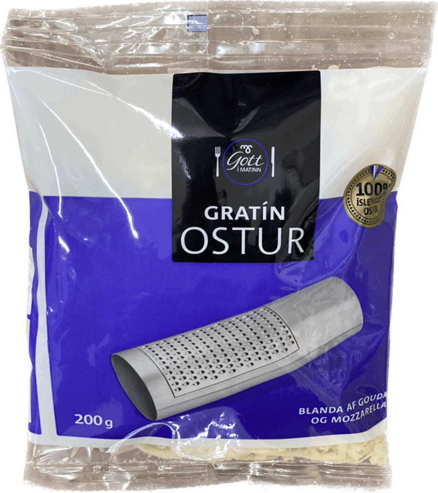 Ms gratinostur rifinn 200 gr