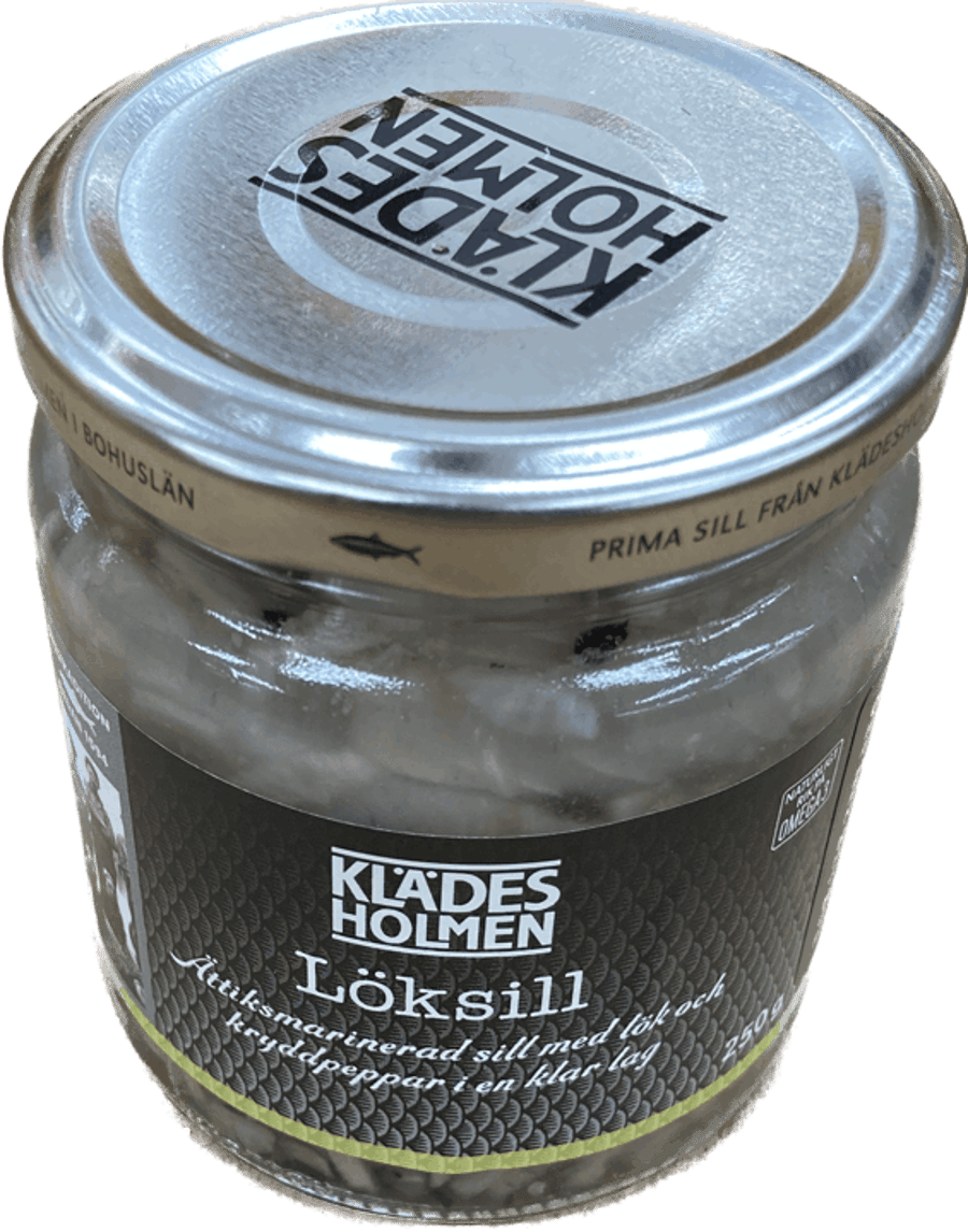 Klades síld laukur 250 gr