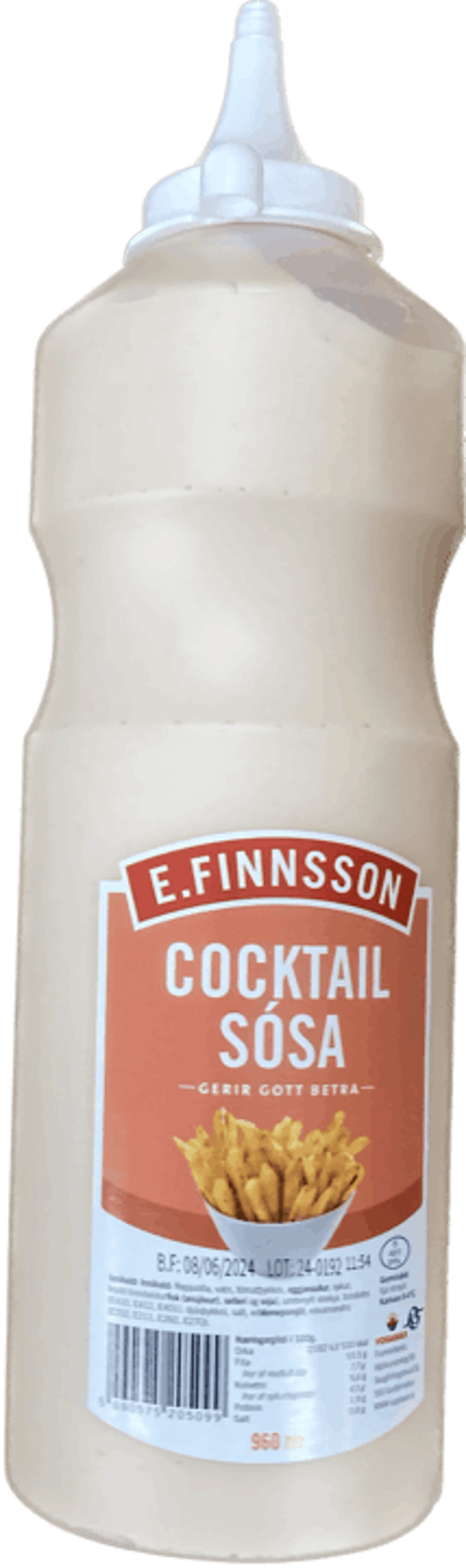 E.finnsson sósa cockteil 960 ml