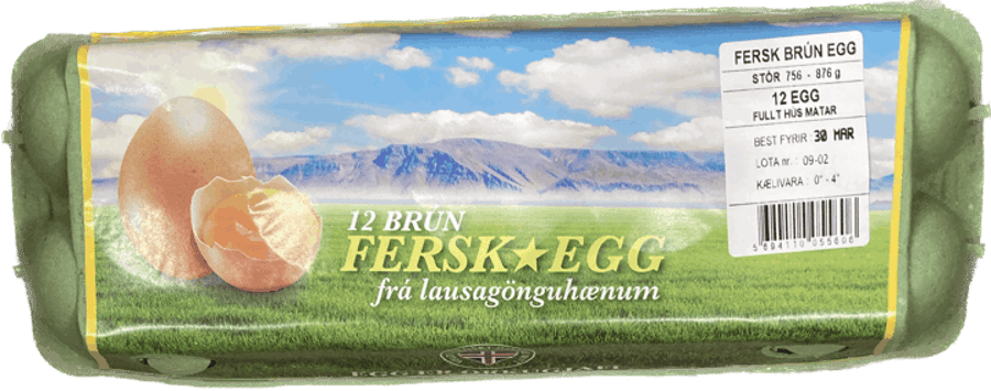 S.brúnegg 12 stk