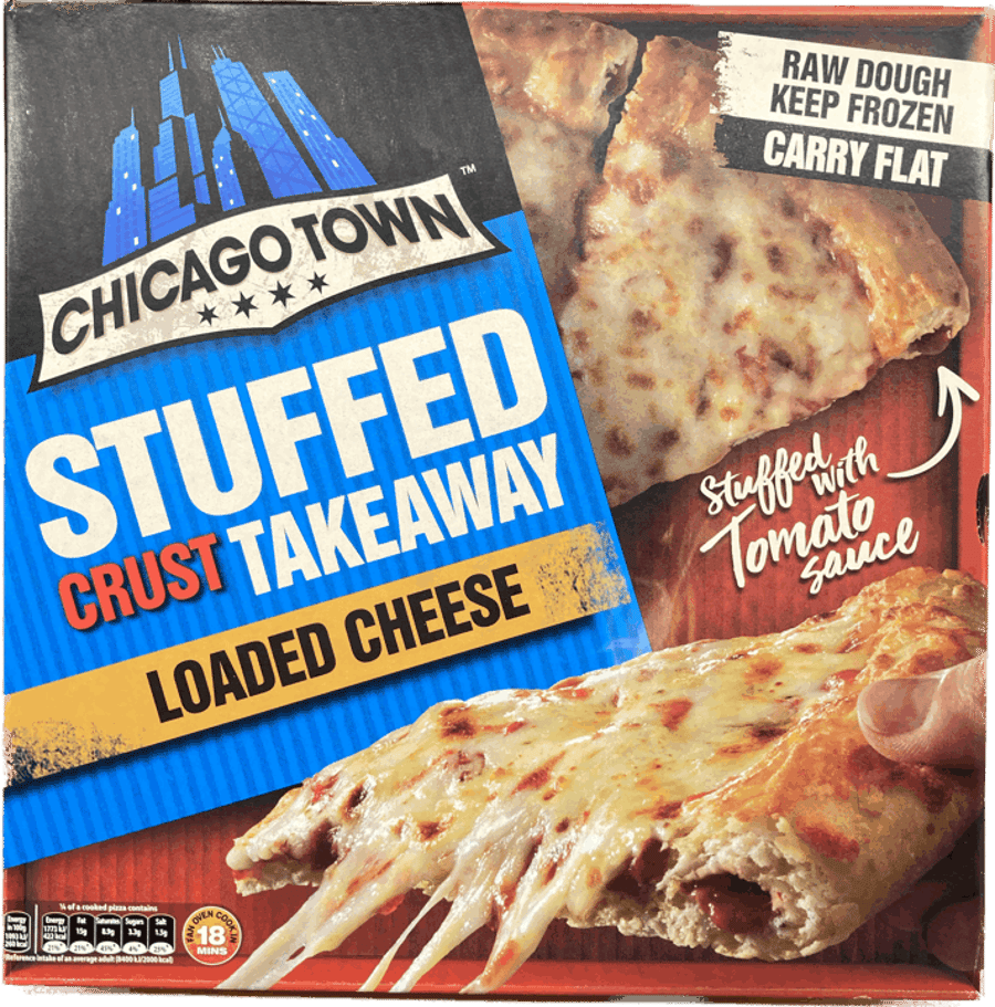 Chicago town stuffed crust loaded cheese 630 gr