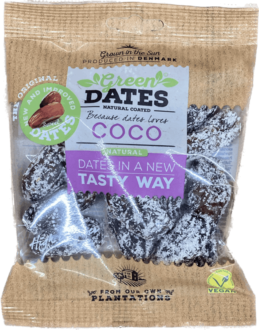 Green döðlur coco 130 gr