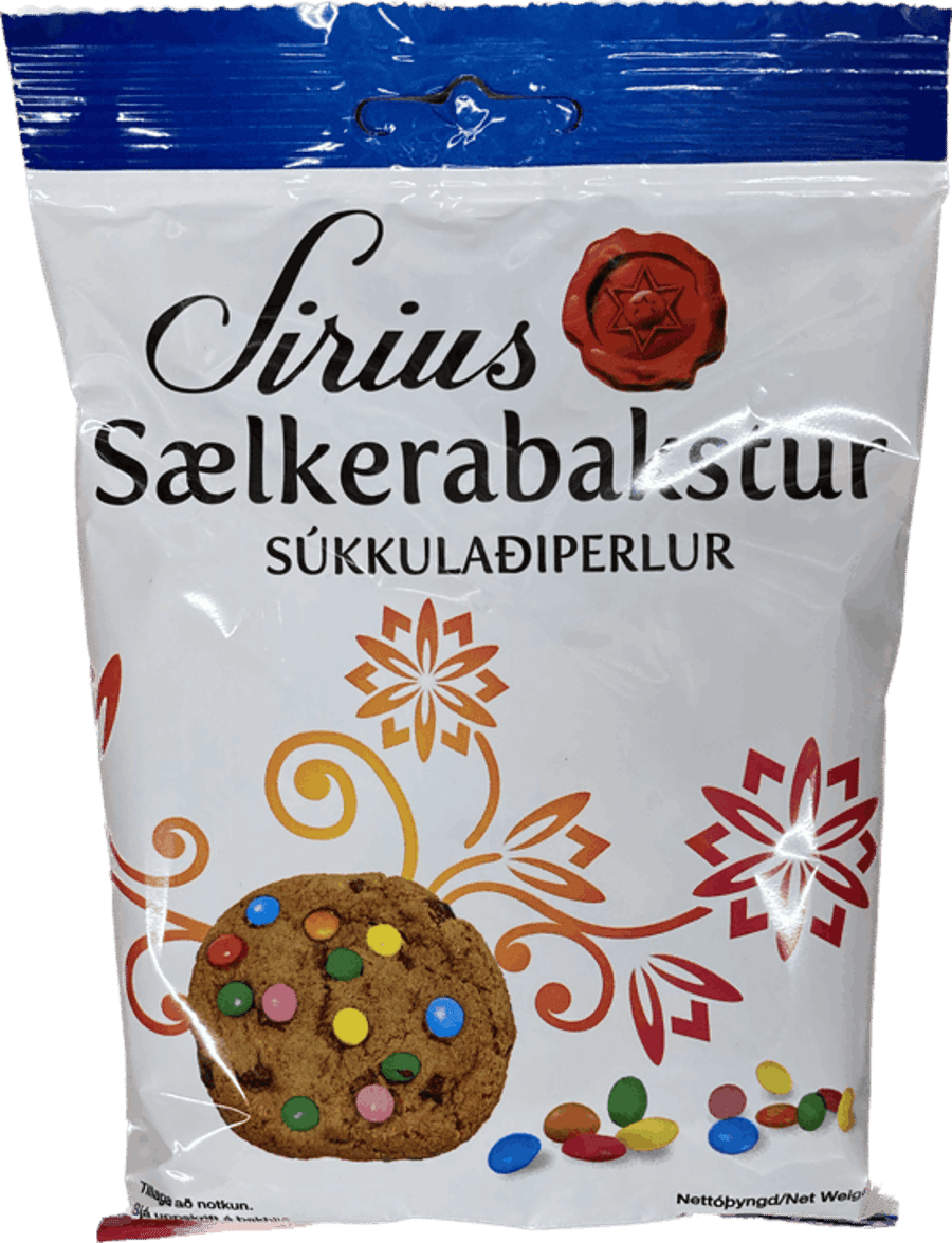 Sirius dropar súkkulaðiperlu 150 gr