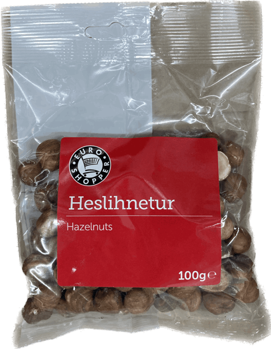 E.s heslihnetur 100 gr