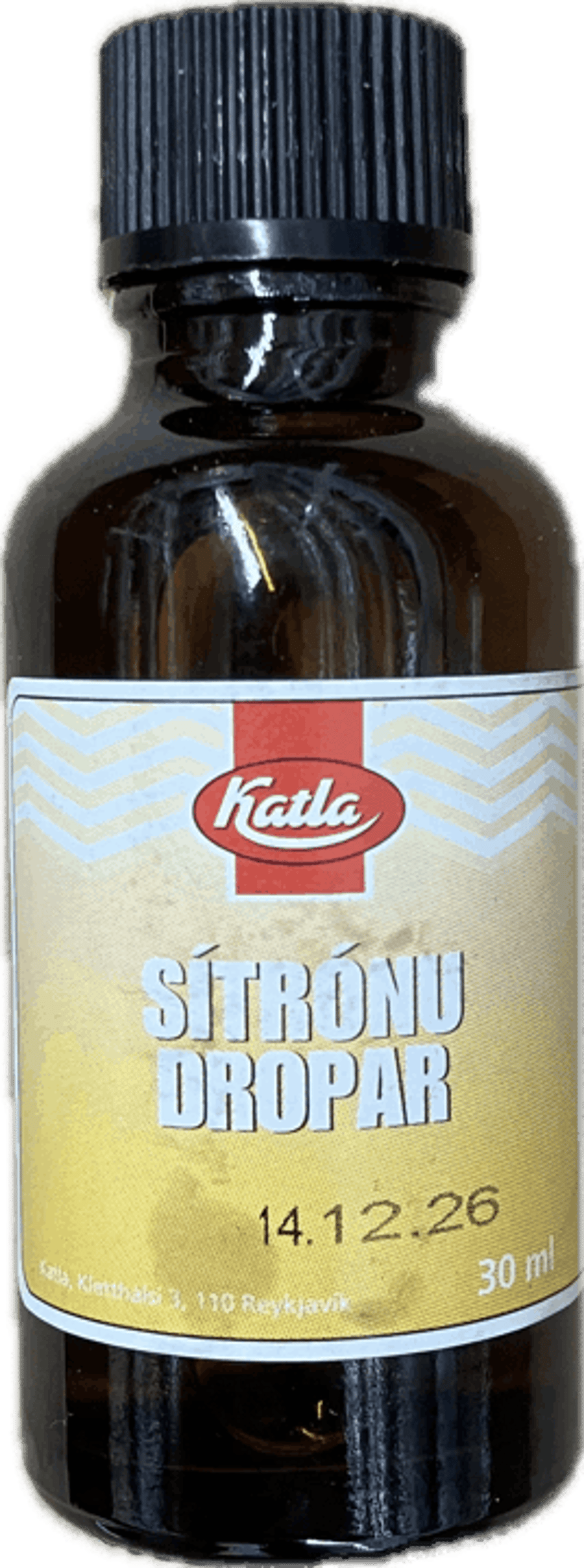 Katla sítrónudropar 30 ml